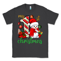Smoke my 1 st christmas with cute snowman bbs Classic Tee - BundleAndBundleShop