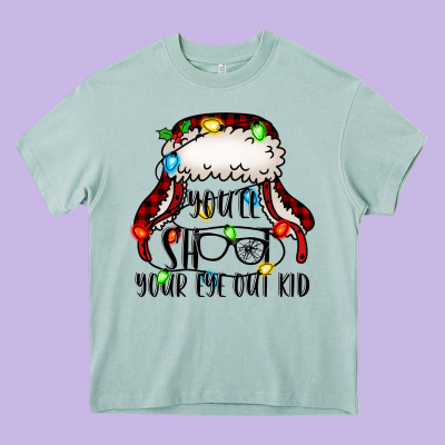 You'll Shoot Your Eye Out Kid Christmas Story Heavy Core Tee Designed By Jasminsmagicworld