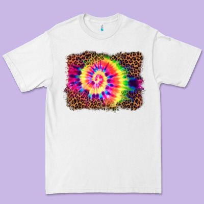 Tie Die Background Premium Tee Designed By Barkaloodesign