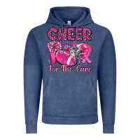 Vintage Denim cheer for the cure Vintage Hoodie - MaliasSmallBusiness