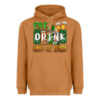 Meerkat St. Patrick's Eat drink and be Irish Heavyweight Hoodie - OliviaCreatesArt