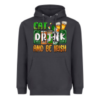 Smoke St. Patrick's Eat drink and be Irish Heavyweight Hoodie - OliviaCreatesArt