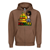 Chestnut i am black history juneteenth Zipper Hoodie - CowGirlArtShop