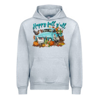 Heather Grey Happy Fall Y'all Urban Hoodie - LillyAllenDesigns