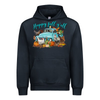 Navy Happy Fall Y'all Urban Hoodie - LillyAllenDesigns