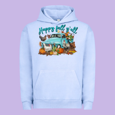 Happy Fall Y'all Urban Hoodie Designed By Lillyallendesigns