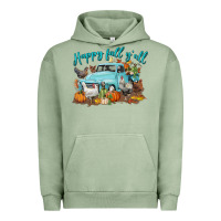 Pigment Oil Green Happy Fall Y'all Urban Hoodie - LillyAllenDesigns