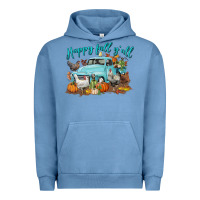 Pigment Pebble Blue Happy Fall Y'all Urban Hoodie - LillyAllenDesigns