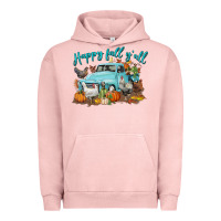 Pigment Salmon Happy Fall Y'all Urban Hoodie - LillyAllenDesigns