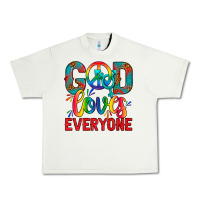 Pistachio LGBTQ+ God Loves Everyone Urban Heavy Tee - BundleAndBundleShop
