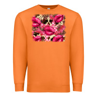 Carrot Valentine's Day pink plaid red glitter cowhide Premium Sweatshirt - FaDigitalArtStudio