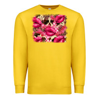 Lemon Valentine's Day pink plaid red glitter cowhide Premium Sweatshirt - FaDigitalArtStudio