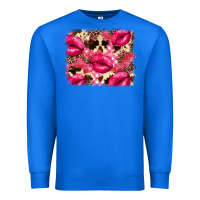 True Royal Valentine's Day pink plaid red glitter cowhide Premium Sweatshirt - FaDigitalArtStudio