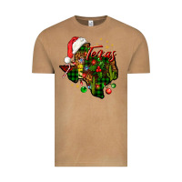 Vintage Camel Christmas Texas map Vintage Tee - NancyCooperArtShop