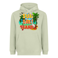 Matcha Sun salt sand Heavyweight Hoodie - FaDigitalArtStudio