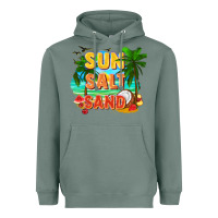 Sage Sun salt sand Heavyweight Hoodie - FaDigitalArtStudio