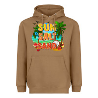 Toasted Coconut Sun salt sand Heavyweight Hoodie - FaDigitalArtStudio