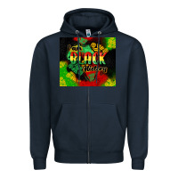 Navy i am black history tumbler cowgirl Zipper Hoodie - CowGirlArtShop