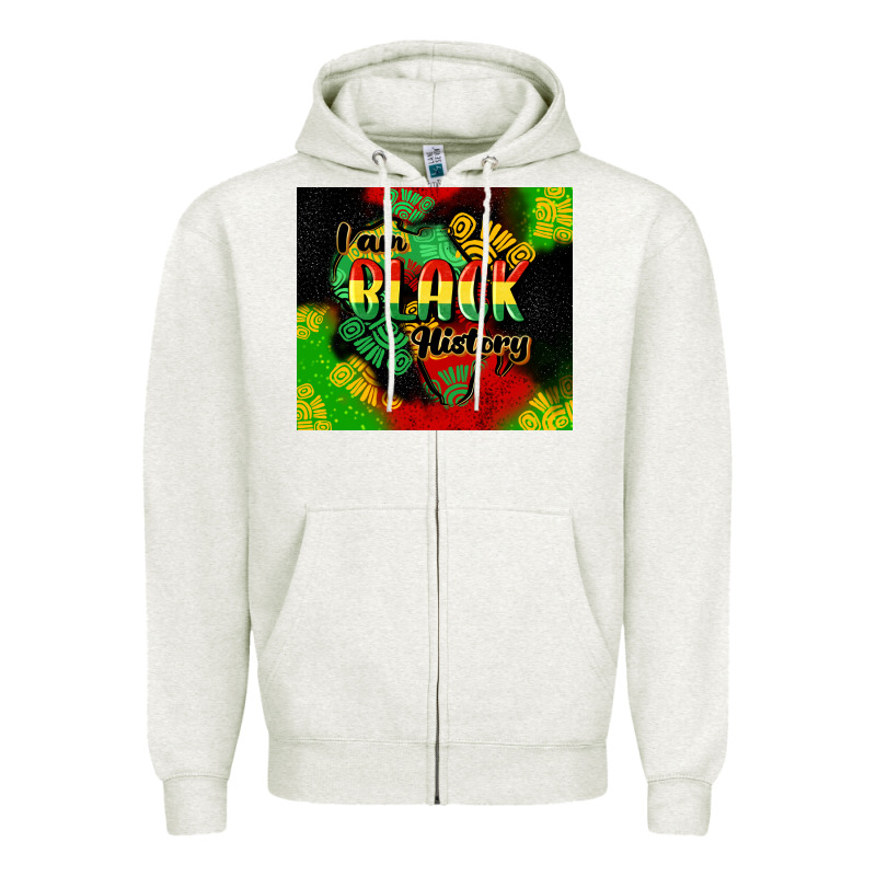 I Am Black History Tumbler Cowgirl Zipper Hoodie by CowGirlArtShop | Teevron