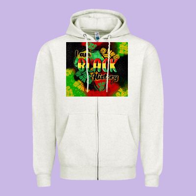 I Am Black History Tumbler Cowgirl Zipper Hoodie Designed By Cowgirlartshop