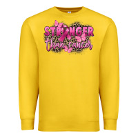 Lemon Stronger than Cancer Premium Sweatshirt - FaDigitalArtStudio