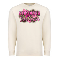 Sandshell Stronger than Cancer Premium Sweatshirt - FaDigitalArtStudio