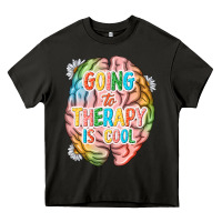Asphalt going to therapy is cool Heavy Core Tee - NancyCooperArtShop