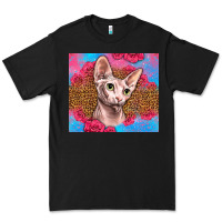 Black Western Sphynx Cat Premium Tee - LillyAllenDesigns