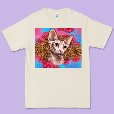 Western Sphynx Cat Premium Tee Designed By Lillyallendesigns