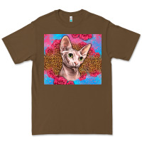 Cacao Western Sphynx Cat Premium Tee - LillyAllenDesigns
