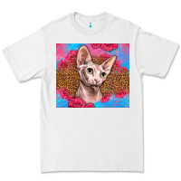 White Western Sphynx Cat Premium Tee - LillyAllenDesigns