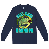 Navy reel cool grandpa Long Sleeve Tee - Jasminsmagicworld