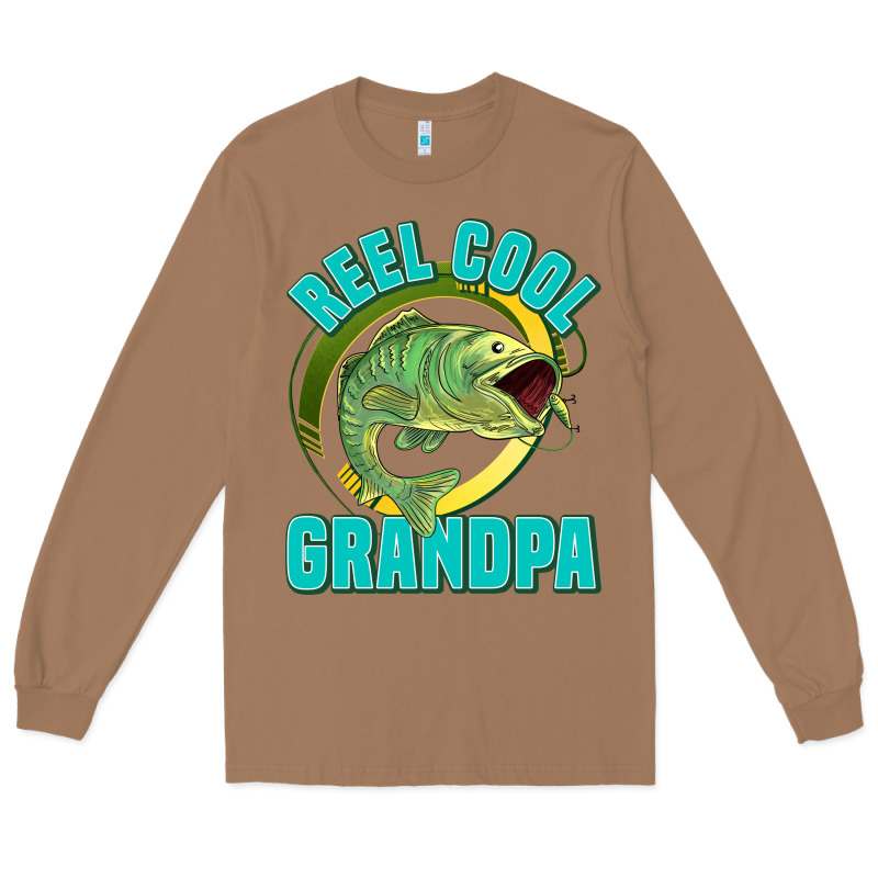Reel Cool Grandpa Long Sleeve Tee by Jasminsmagicworld | Teevron