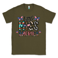 Army Green little miss america Classic Tee - CowhideDigitalArt