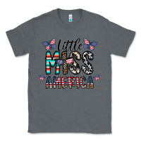 Charcoal Heather little miss america Classic Tee - CowhideDigitalArt