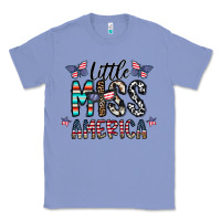 Colony Blue little miss america Classic Tee - CowhideDigitalArt