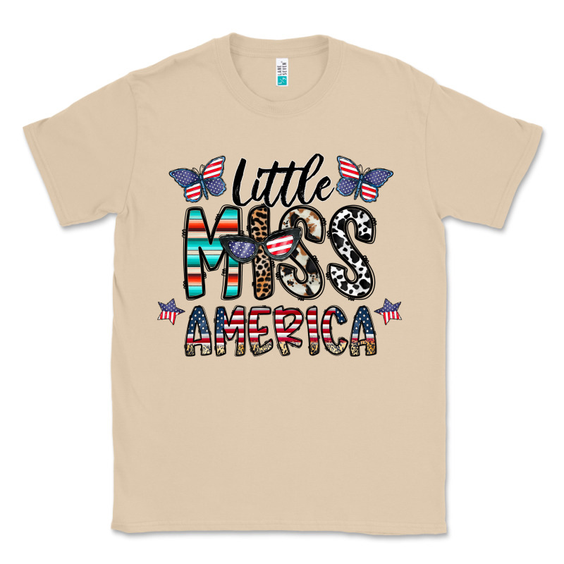 Little Miss America Classic Tee by CowhideDigitalArt | Teevron