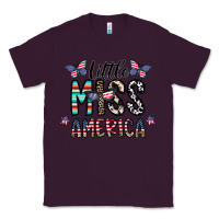 Plum little miss america Classic Tee - CowhideDigitalArt