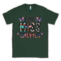Sports Green little miss america Classic Tee - CowhideDigitalArt
