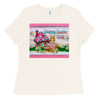 Bone happy easter y'all  rabbit Ladies Tee - BarkalooDesign