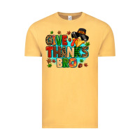 Vintage Mustard give thanks bro Vintage Tee - MaliasSmallBusiness