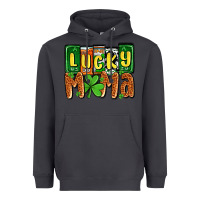 Smoke St. Patrick's lucky mama Heavyweight Hoodie - OliviaCreatesArt