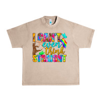 French Oak LGBTQ I Can't Even Think Straight Urban Heavy Tee - BundleAndBundleShop