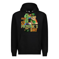 Black My first St. Patrick's Day Premium Hoodie - CowGirlArtShop