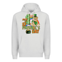 Dove Grey My first St. Patrick's Day Premium Hoodie - CowGirlArtShop