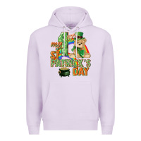 Lilac My first St. Patrick's Day Premium Hoodie - CowGirlArtShop
