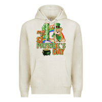 Oatmeal Heather My first St. Patrick's Day Premium Hoodie - CowGirlArtShop