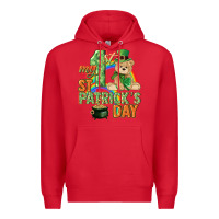 Red My first St. Patrick's Day Premium Hoodie - CowGirlArtShop