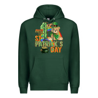 Sports Green My first St. Patrick's Day Premium Hoodie - CowGirlArtShop