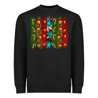 Black christmas brushstrokes Heavyweight Sweatshirt - RanaPortraitStore